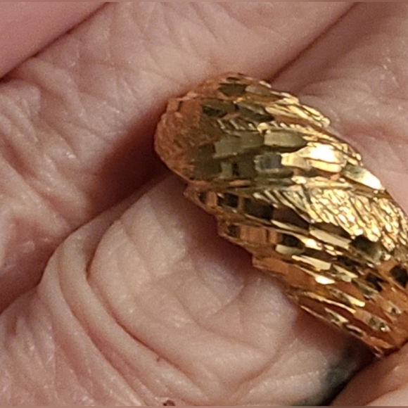 Jewelry | Vintage 14k Textured 3g Gold Ring | Poshmark